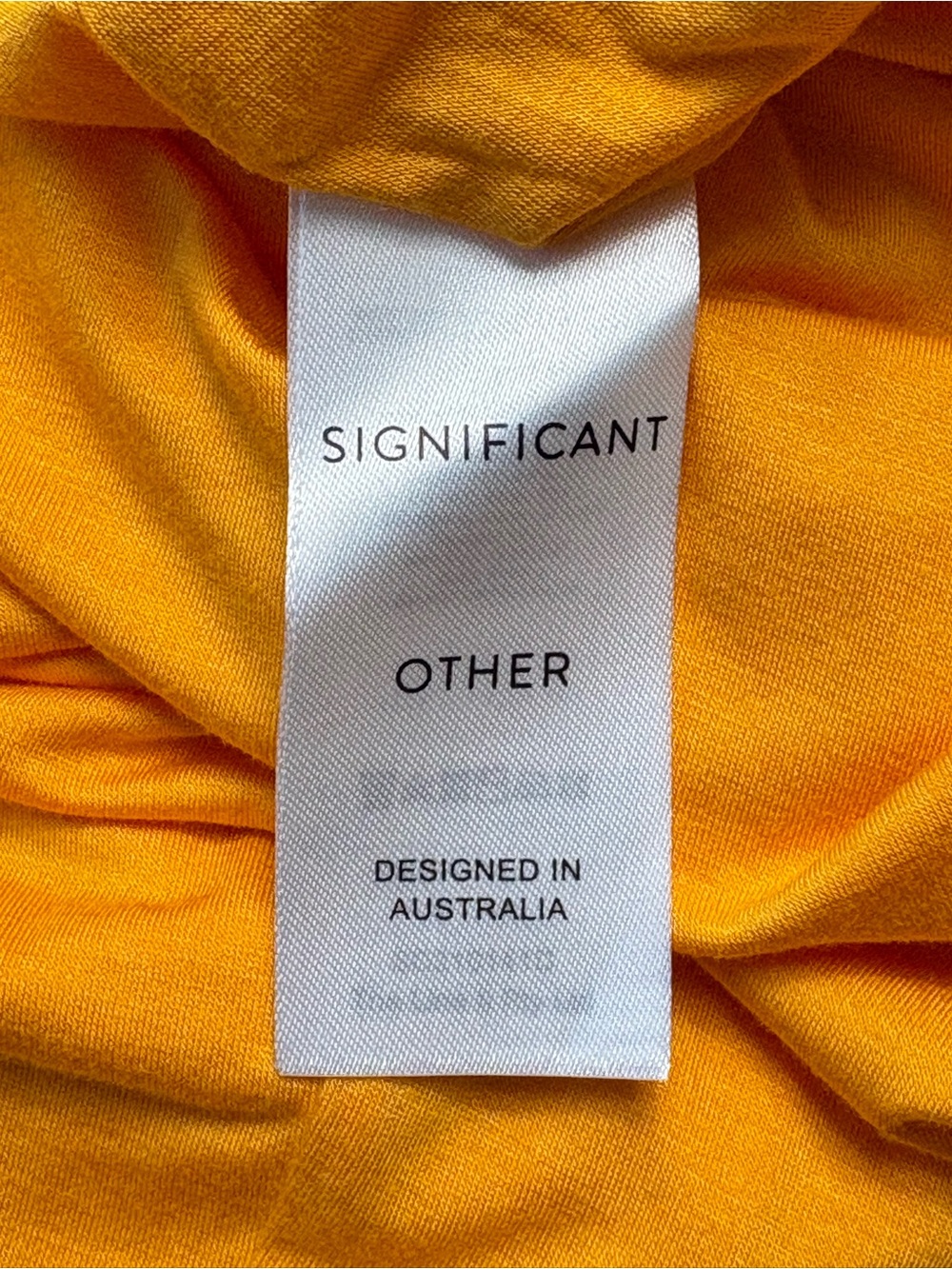 NWT Significant Other Cindy Dress Marigold One Shoulder Cutout Dress US 6 - Picture 9 of 13